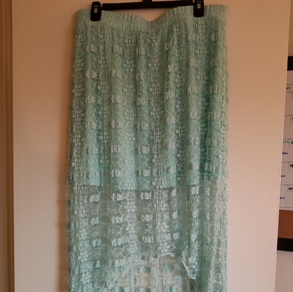 Seafoam Green Skirt